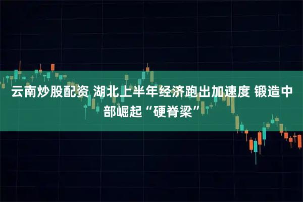 云南炒股配资 湖北上半年经济跑出加速度 锻造中部崛起“硬脊梁”